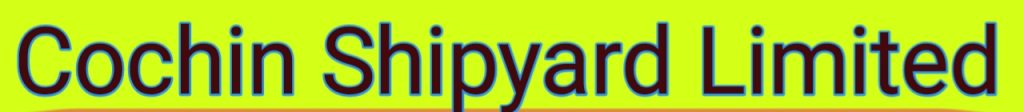 Cochin Shipyard Recruit