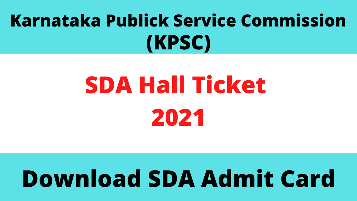 kpsC sda hall ticket